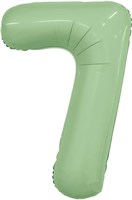 Шар (40''/102 см) Цифра Slim Олива №7  Agura 88031710