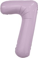 Шар (40''/102 см) Цифра Slim Орхидея №7  Agura 88031719