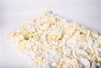 Искусственные цветы на планшете бело-кремовый, 40*60 см 4860272