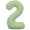 Шар (40''/102 см) Цифра SLIM Мята №2  FM 88048937