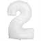 Шар (40''/102 см) Цифра Белый №2 FM 88018168