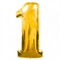 Шар (40''/102 см) Цифра Золото №1 FM 2129222