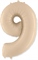 Шар (40''/102 см) Цифра Кремовый №9 FM 88023800