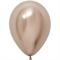 Шар (12"/30 см) Хром Рефлекс Шампань (971) 50 шт  SEMPERTEX 88031522