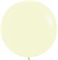 Шар (24"/61 см) Макарунс Светло-жёлтый (620) 3шт Sempertex 88013153