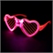 Светодиодные очки, Сердце, Розовый, 1 шт. 88049401
