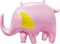 К 33 Слоник розовый / Elephant Pink / 1 шт /, Фольгированный шар 88049716