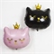 К 29 Котенок принцесса, черный / Cat Princess Black / 1 шт /, Фольгированный шар 88049709