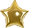 Аг 19 Звезда Золото / 1 шт /, Фольгированный шар 88049540