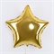 Аг 19 Звезда Золото / 1 шт /, Фольгированный шар 88049540