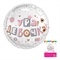 Аг 18 Круг Ура, девочка в упаковке / 1 шт /, Фольгированный шар 88049650