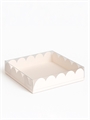 Коробочка для печенья, белая, 18 х 18 х 3 см 7184425 7184425