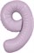 Шар (40''/102 см) Цифра Slim Орхидея №9  Agura 88031721